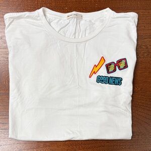 Marine Layer White Men’s T-Shirt Good News “Cannabis Together” Medium